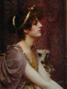 John William Godward Classical Beauty France oil painting artist